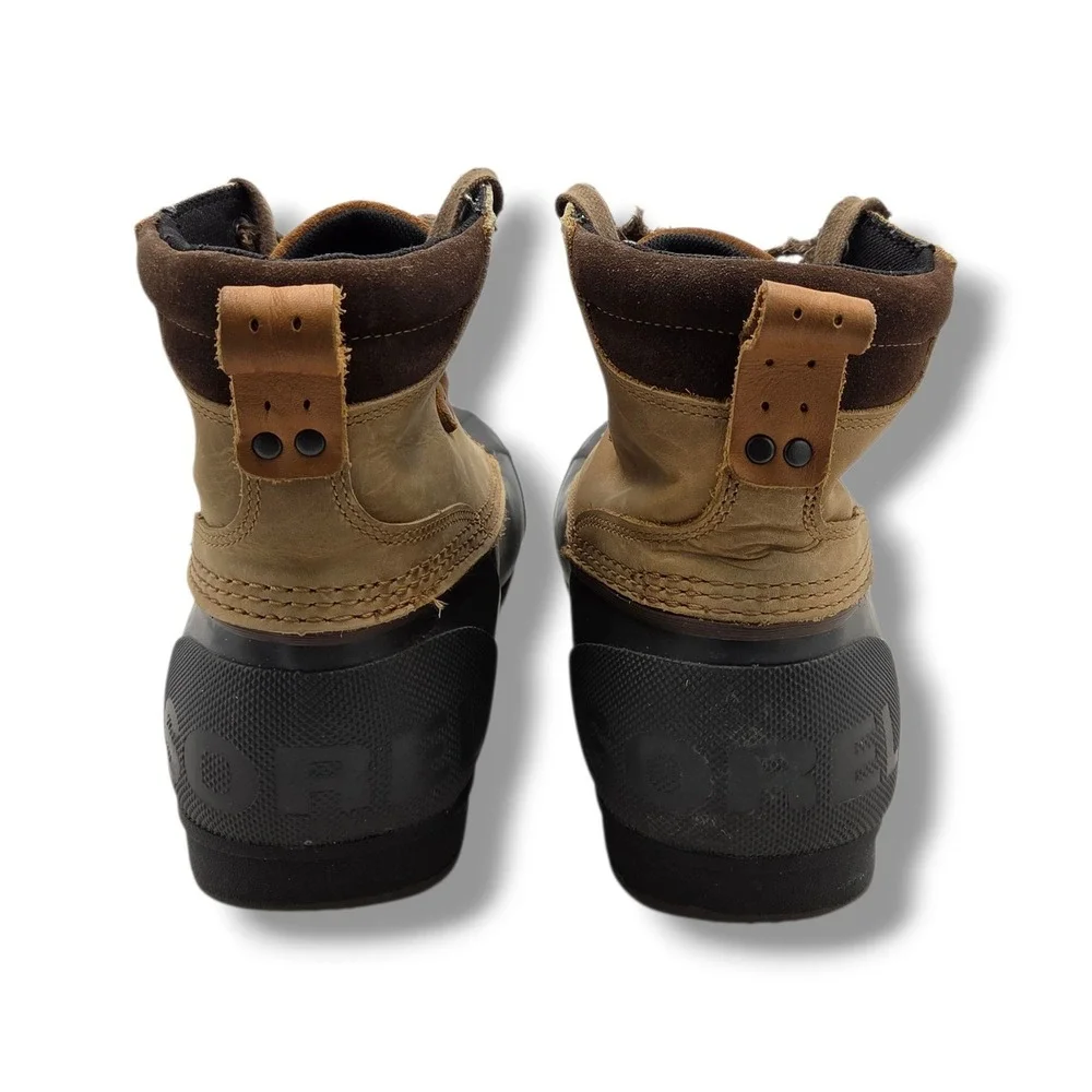 Sorel Ankeny Waterproof Snow Duck Boots Mens‎ 11 Brown Leather